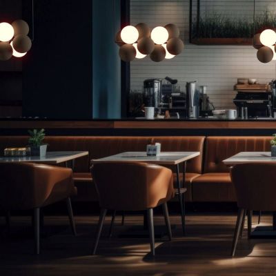 Abruzzo Vino lampa wisząca 4x12 W brązowa ABR-GRAPPA-H-B