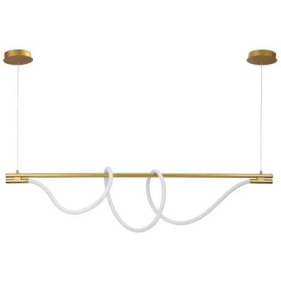 Abruzzo Spirali lampa wisząca 1x45 W złota ABR-HILTON-SG-38W