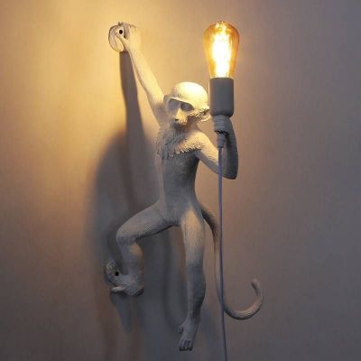 Abruzzo Monkey lampa wisząca 1x40 W biała ABR-KAR3-B