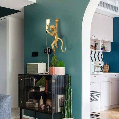 Abruzzo Monkey lampa wisząca 1x40 W złota ABR-KAR3-G