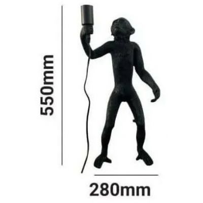 Abruzzo Monkey lampa stołowa 1x20 W biała ABR-KARD5-W