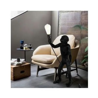 Abruzzo Monkey lampa stołowa 1x20 W biała ABR-KARD5-W