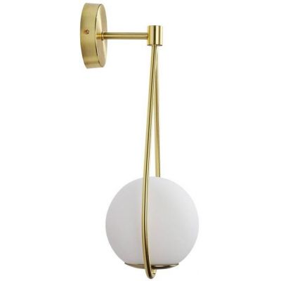 Abruzzo Milano kinkiet 1x20 W biały-złoty ABR-KMA-B