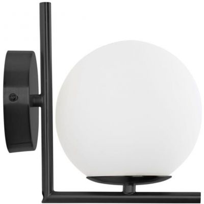 Abruzzo Milano kinkiet 1x20 W biały-czarny ABR-KMR-B