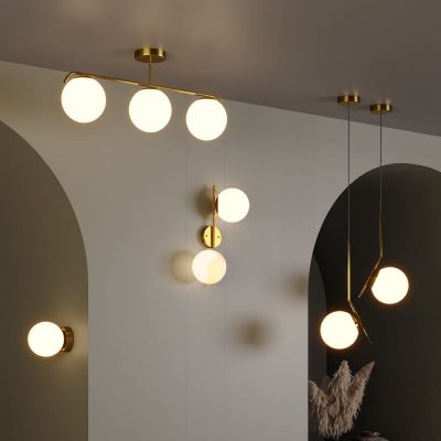 Abruzzo Milano lampa wisząca 1x20 W biała-złota ABR-KMT-B