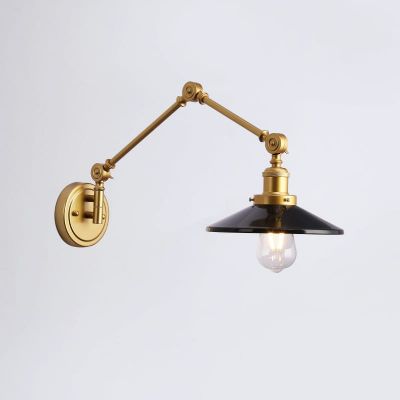 Abruzzo Retro kinkiet 1x20 W czarny-złoty ABR-KRNW-GB