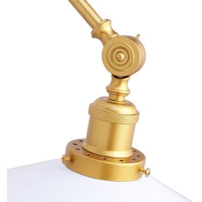 Abruzzo Retro kinkiet 1x20 W biały-złoty ABR-KRNW-GW