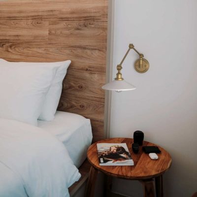 Abruzzo Retro kinkiet 1x20 W biały-złoty ABR-KRNW-GW