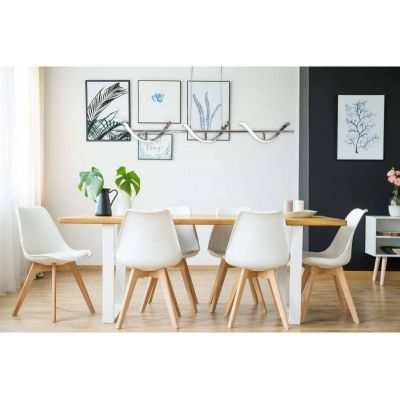 Abruzzo Spirali lampa wisząca 1x30 W chrom ABR-LAZZA-30W