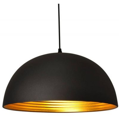 Abruzzo Retro lampa wisząca 1x20 W czarna-złota ABR-LGEO