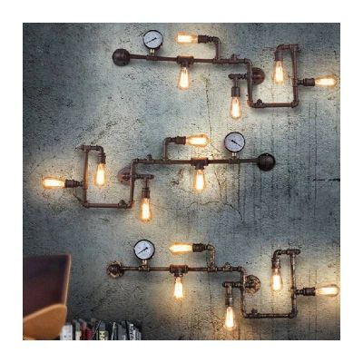 Abruzzo Tubo Retro kinkiet 1x40 W czarny ABR-LLKRR-5XE27