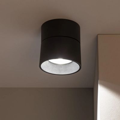 Abruzzo Estetica LED Romeo lampa podsufitowa 1x30 W LED czarny ABR-LPR-30W-C-WW