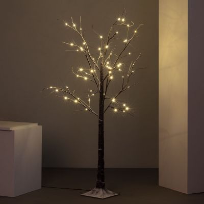 Abruzzo Christmas lampa stojąca 64x6,1W LED choinka drzewko brązowy ABR-LSCH-64