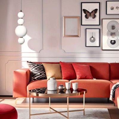 Abruzzo Cavolo lampa wisząca 1x40 W złota ABR-LW-CAV