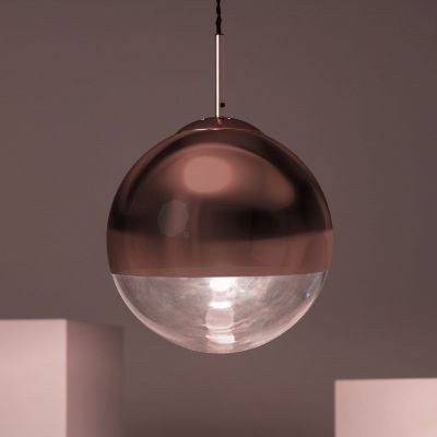 Abruzzo Arteo lampa wisząca 1x40W mosiądz/przezroczysty ABR-LWA-E27