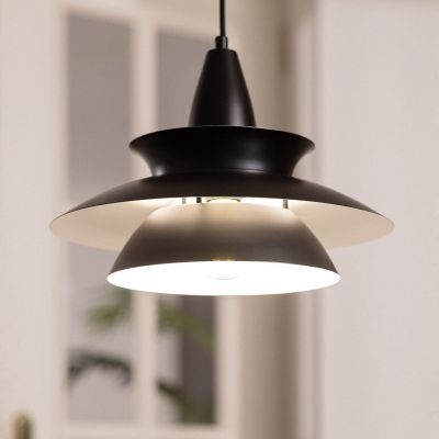 Abruzzo Luppo lampa wisząca 1x20W czarny ABR-LWBL-E27