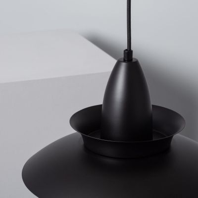 Abruzzo Luppo lampa wisząca 1x20W czarny ABR-LWBL-E27