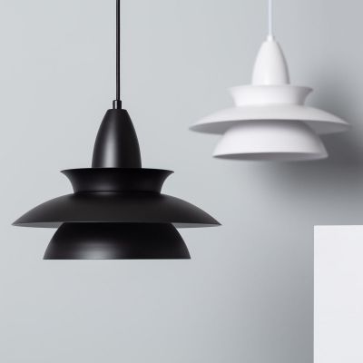 Abruzzo Luppo lampa wisząca 1x20W czarny ABR-LWBL-E27