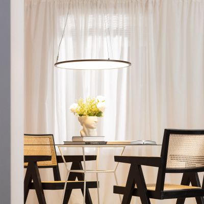 Abruzzo Biuro lampa wisząca 1x36W LED czarny ABR-LWBO-36W-3000K