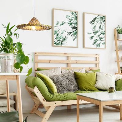 Abruzzo Boho lampa wisząca 1x20 W beżowa ABR-LWBRA