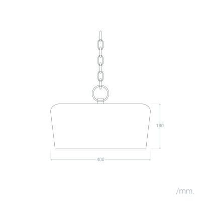 Abruzzo Niche lampa wisząca 1x40 W drewno ABR-LWD-NICH