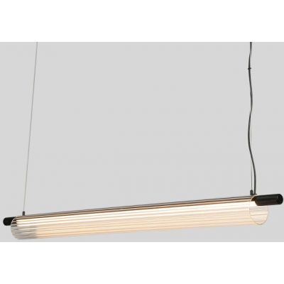 Abruzzo Japanese lampa wisząca 1x28 W czarna-przezroczysta ABR-LWJ-15W
