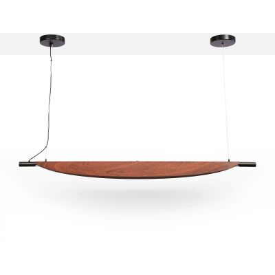 Abruzzo Japanese lampa wisząca 1x28 W czarna-brązowa ABR-LWJ-28W