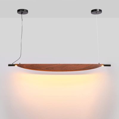 Abruzzo Japanese lampa wisząca 1x28 W czarna-brązowa ABR-LWJ-28W