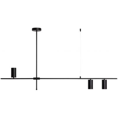 Abruzzo Cazzata lampa wisząca 3x20 W czarna ABR-LWL-CAZZ-B