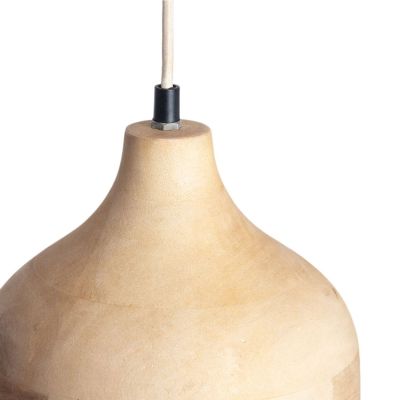 Abruzzo Fagioli lampa wisząca 1x40 W drewno ABR-LWMAN1