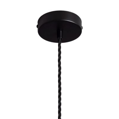 Abruzzo Dario lampa wisząca 1x20 W czarna ABR-LWO-DARIO-C