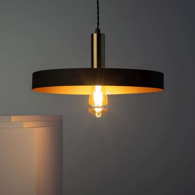 Abruzzo Dario lampa wisząca 1x20 W czarna ABR-LWO-DARIO-C