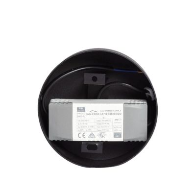 Abruzzo Rotonde lampa wisząca 1x10 W czarna ABR-LWO-RTO-10W-BZ