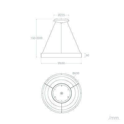 Abruzzo Utito lampa wisząca 1x50 W drewno ABR-LWOR-UTTIO