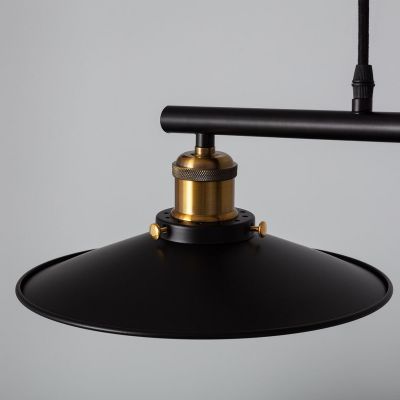 Abruzzo Monte lampa wisząca 3x36W czarny ABR-LWR-3XE27