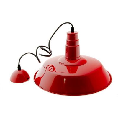 Abruzzo Retro lampa wisząca 1x20 W czerwona ABR-LWRG-R