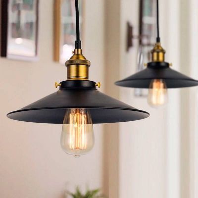 Abruzzo Retro lampa wisząca 3x20 W czarna-złota ABR-LWRT-3xE27