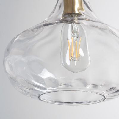 Abruzzo Pico lampa wisząca 1x40W złoty/kryształ ABR-LWS