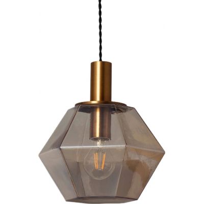 Abruzzo Baciata lampa wisząca 1x60 W bursztynowa ABR-LWS-A-BAC