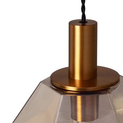 Abruzzo Baciata lampa wisząca 1x60 W bursztynowa ABR-LWS-A-BAC