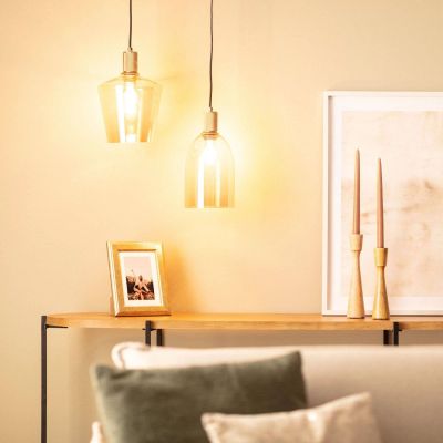 Abruzzo Incanto lampa wisząca 1x20 W bursztynowa ABR-LWS-A-INC