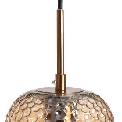 Abruzzo Slendore lampa wisząca 1x40 W bursztynowa ABR-LWS-A-SLN