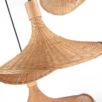 Abruzzo Boho lampa wisząca 3x20 W beżowa ABR-LWS-BH40-3XE27