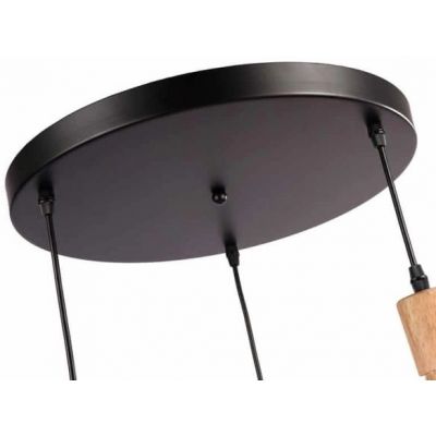 Abruzzo Boho lampa wisząca 3x20 W beżowa ABR-LWS-BH40-3XE27