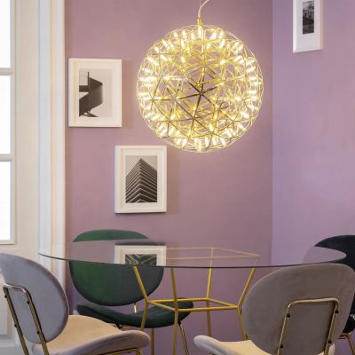 Abruzzo Maestro Sofia lampa wisząca 35W LED złoty ABR-LWS-Z-35W-WW