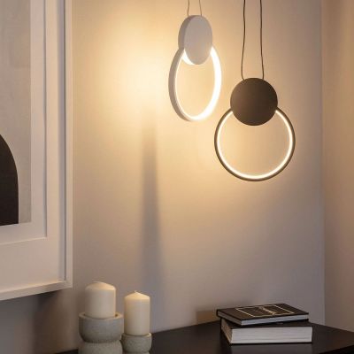 Abruzzo Totti lampa wisząca 1x10 W biała ABR-LWTIT-B