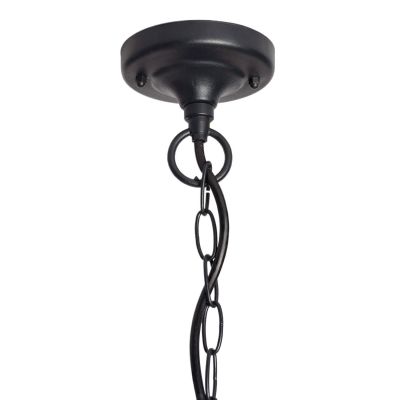 Abruzzo Castelo lampa wisząca 1x40 W czarna ABR-LWZ-IP44-CAST