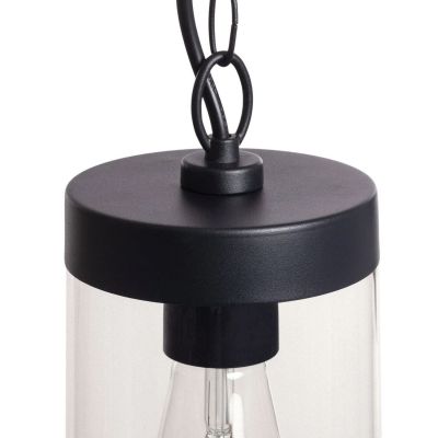 Abruzzo Finto lampa wisząca 1x28 W czarna ABR-LWZIP44-C
