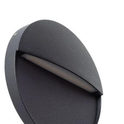 Abruzzo Lunaria lampa przypodłogowa zewnętrzna 1x6 W czarny ABR-LZKO-C