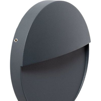 Abruzzo Lunaria kinkiet zewnętrzny 1x10 W szary ABR-LZKO-S